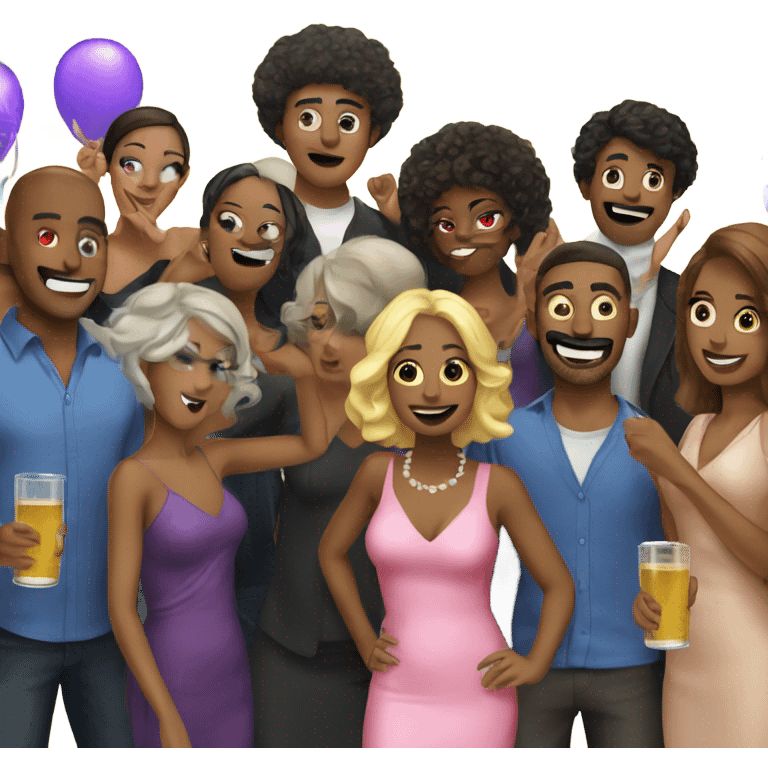 New Year’s Eve party emoji