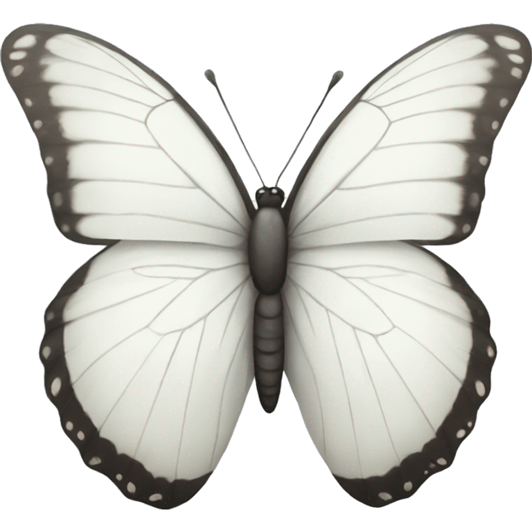 White butterfly emoji