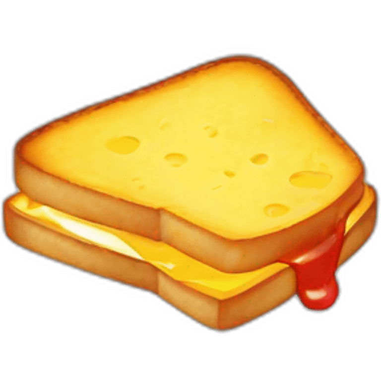 Grilled cheese sandwich emoji