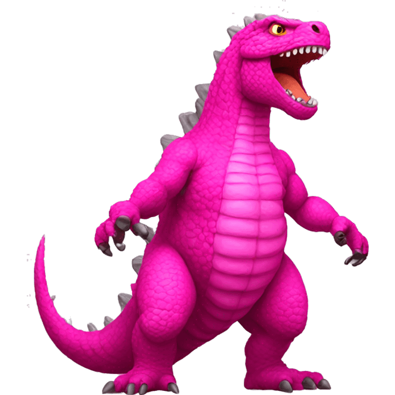 pink godzilla  emoji