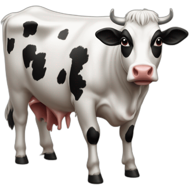 Un vache à l'abattoir emoji