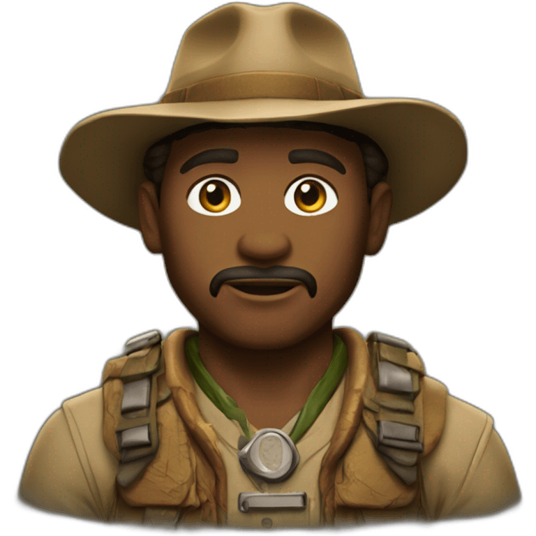 jumanji hunter man emoji