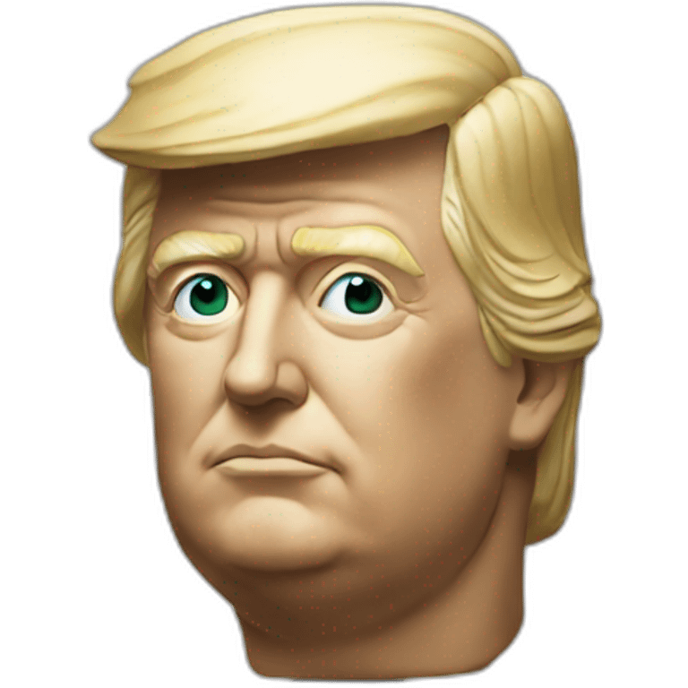 Statue of trump emoji