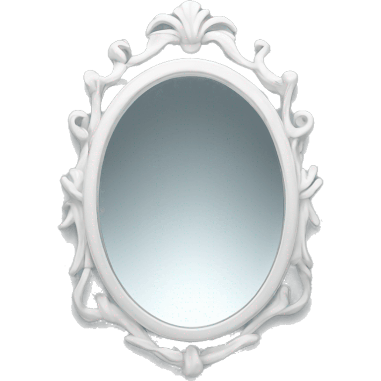 mirror with white frame emoji