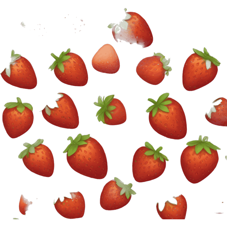 Strawberry juice emoji