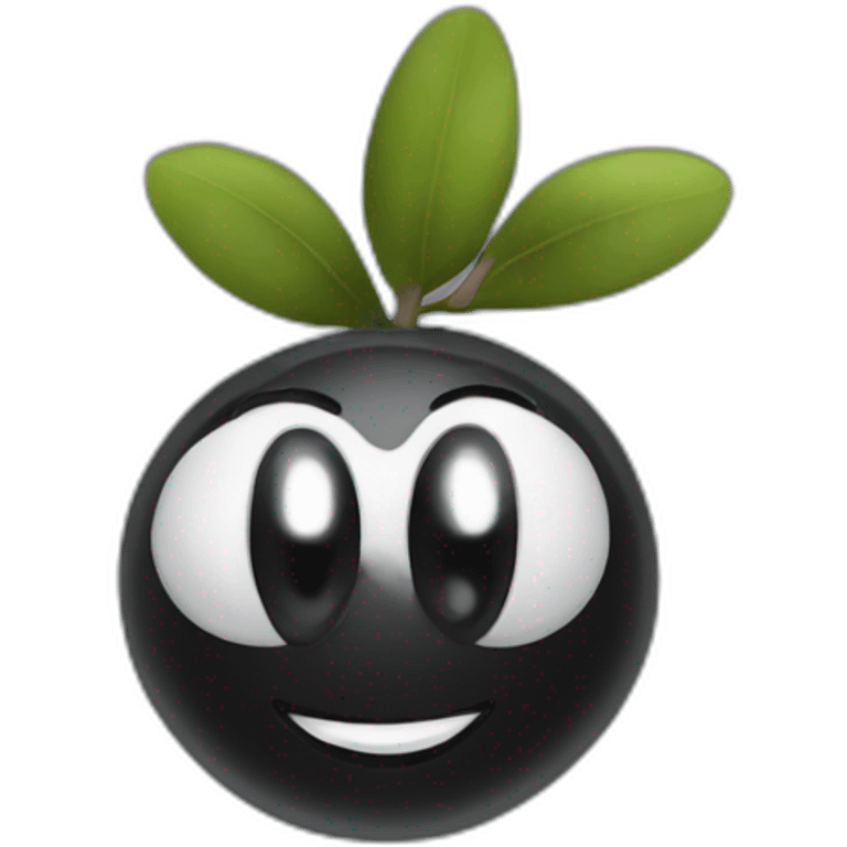 black olive emoji