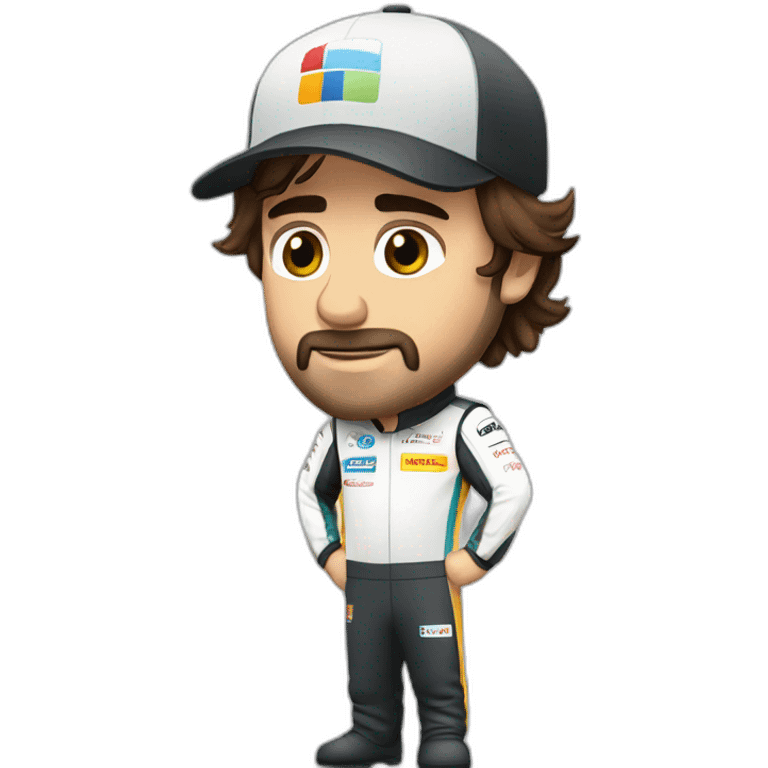 Fernando Alonso standing position emoji