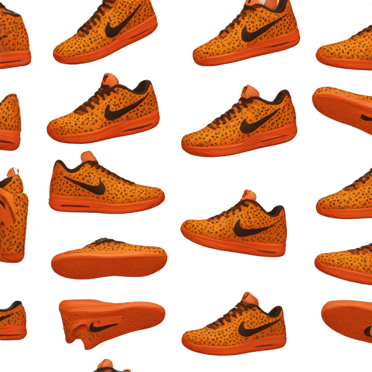 orange leopard nike emoji