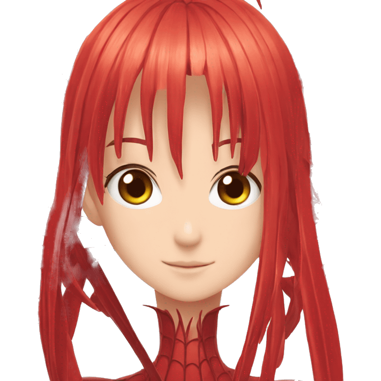 Red spider lily from anime emoji