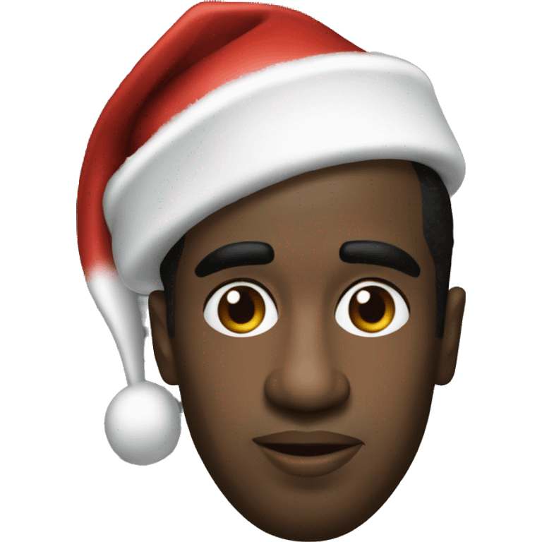 p diddy with xmas hat emoji