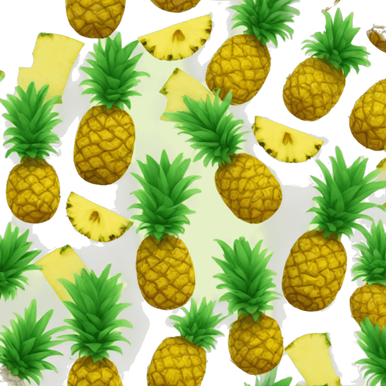 Pineapples slices emoji