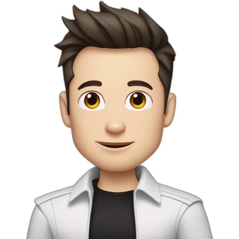 elon musk as a danny phantom emoji