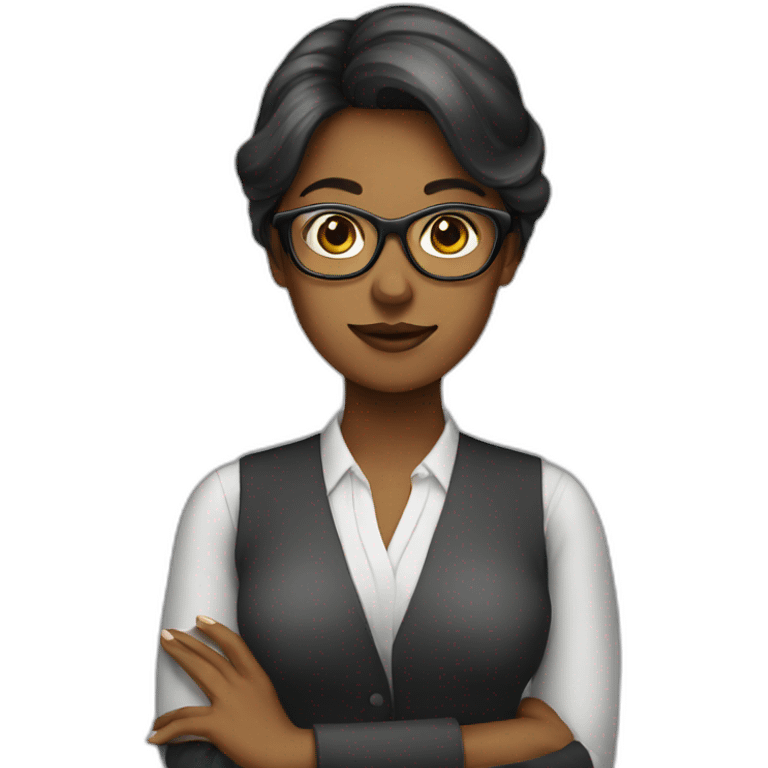 Social media manager lady emoji