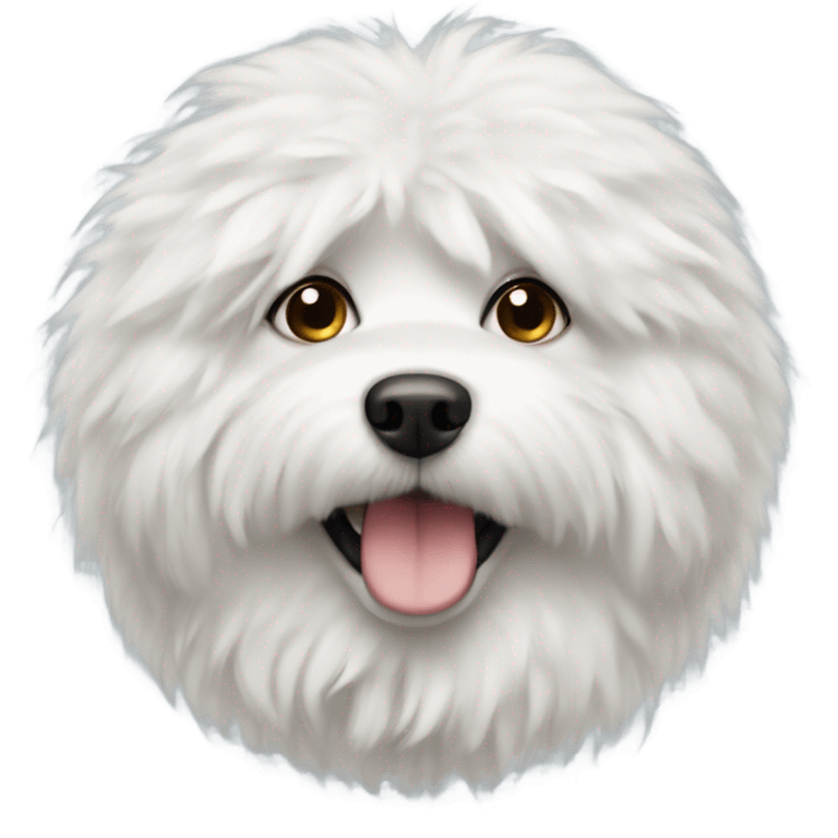 White fluffy dog emoji