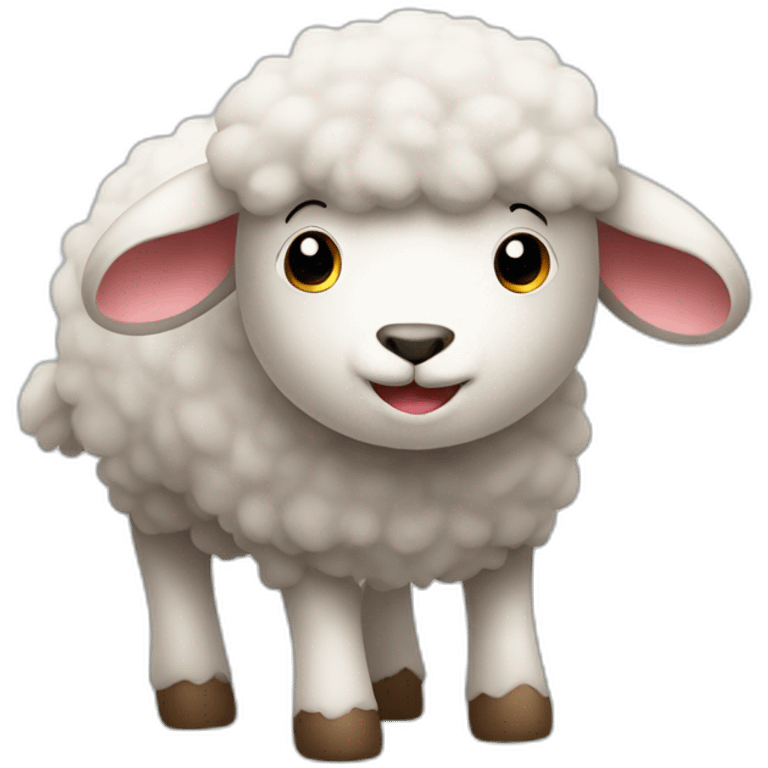 Mouton mignon  emoji