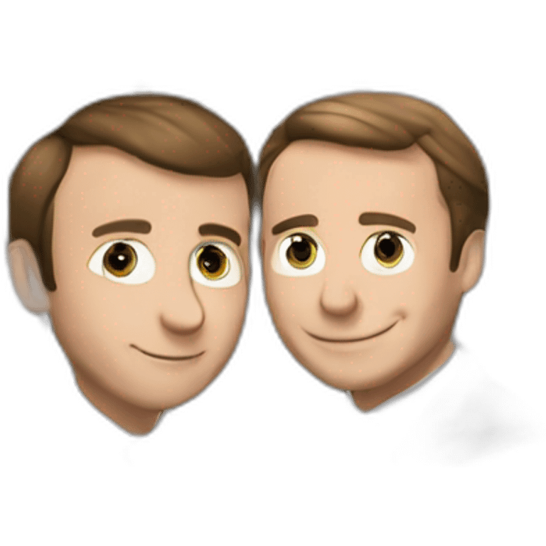 Macron amoureux emoji