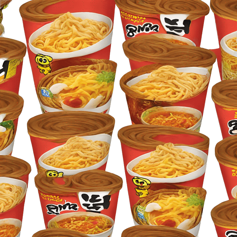 Samyang ramen pack emoji