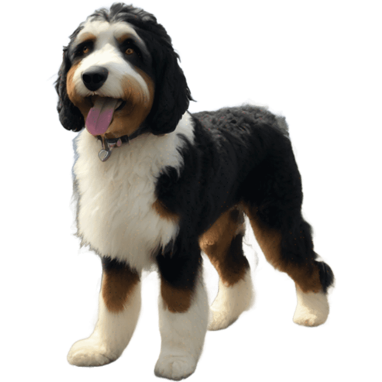 Bernedoodle Hiking emoji