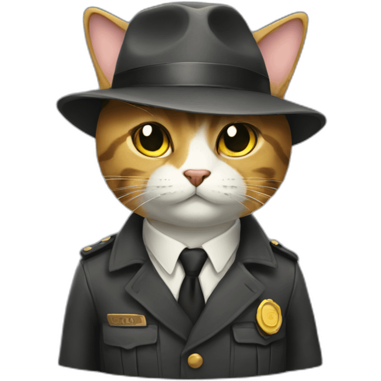 detective cat emoji