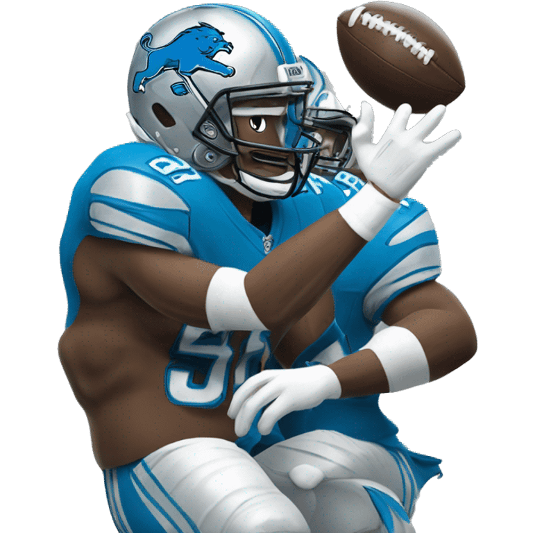 Detroit Lions beating the Jaguars emoji