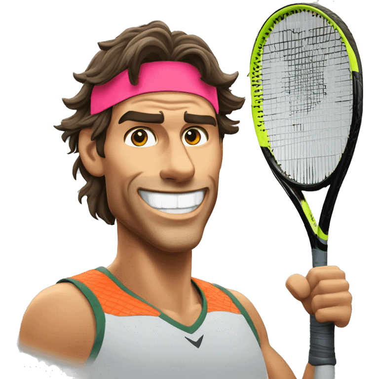 Rafael Nadal con una banda en la cabeza emoji