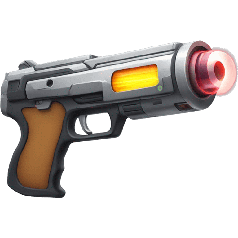 laser gun emoji