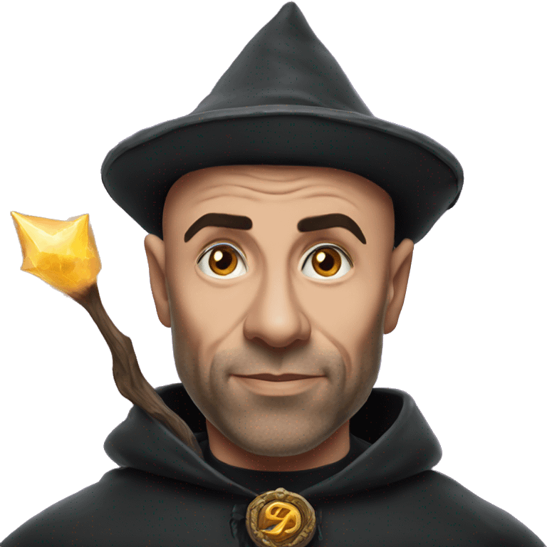 joe rogan as a wizard emoji