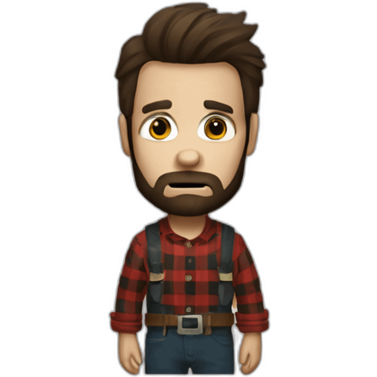 lumberjack from the alan wake universe emoji