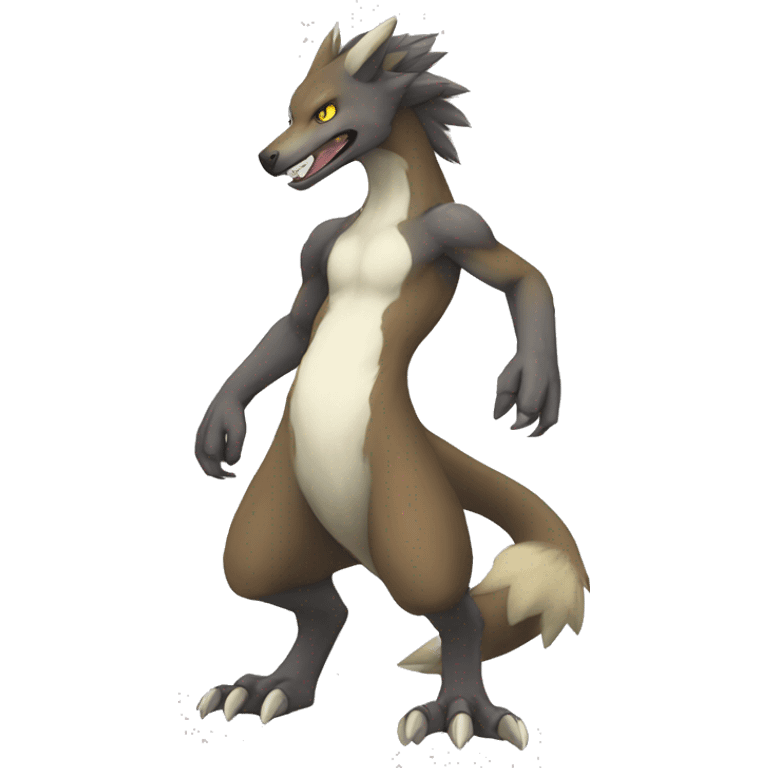 Lombax-Sergal-Vernid-Fakemon full body emoji