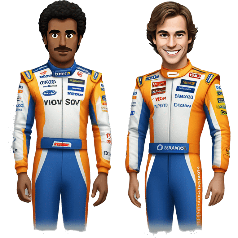 Carlos sainz and lando Norris emoji