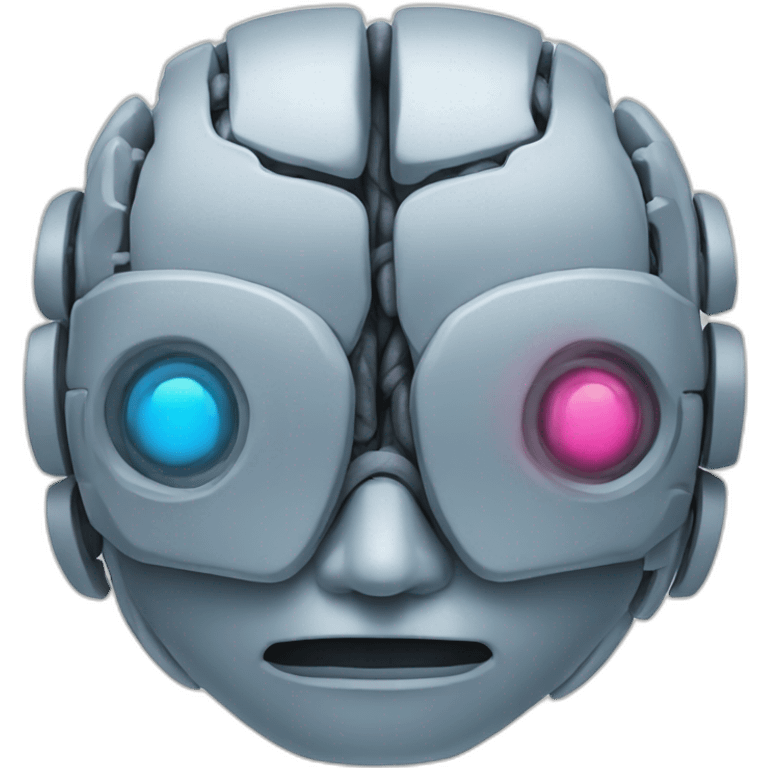 robot brain-scan emoji