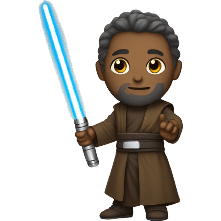 jedi with light saber emoji