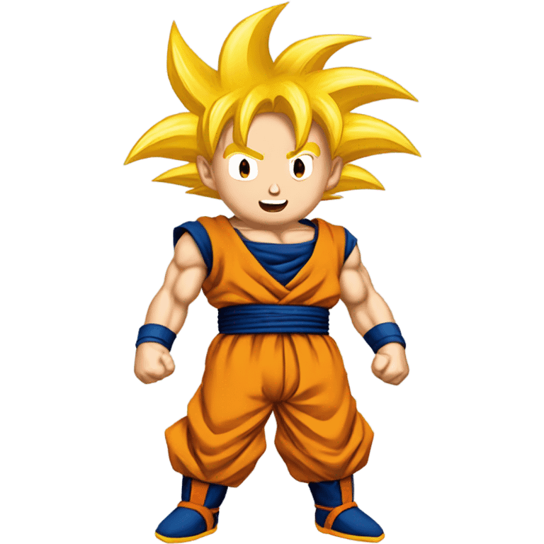 Goku Super Duper Uper saiyan emoji