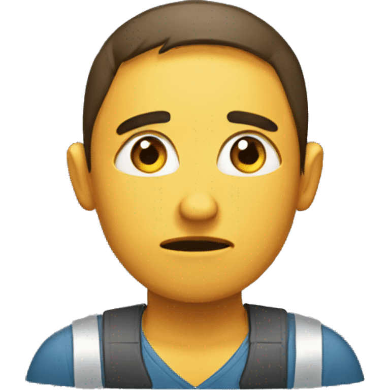 Sad Amazon worker  emoji