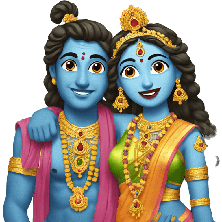 Radha Krishna  emoji