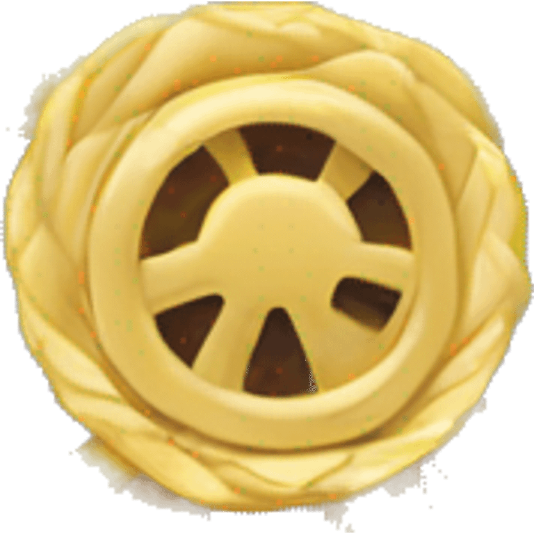 yellow rosette ribbon emoji