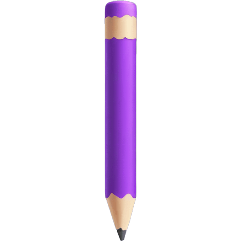 purple pencil emoji