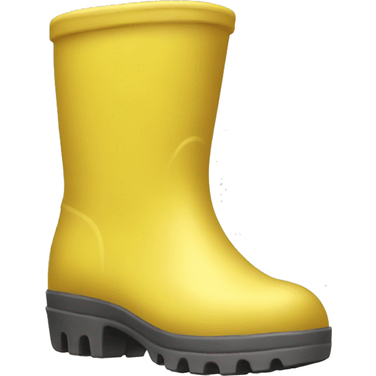 Yellow gumboot emoji