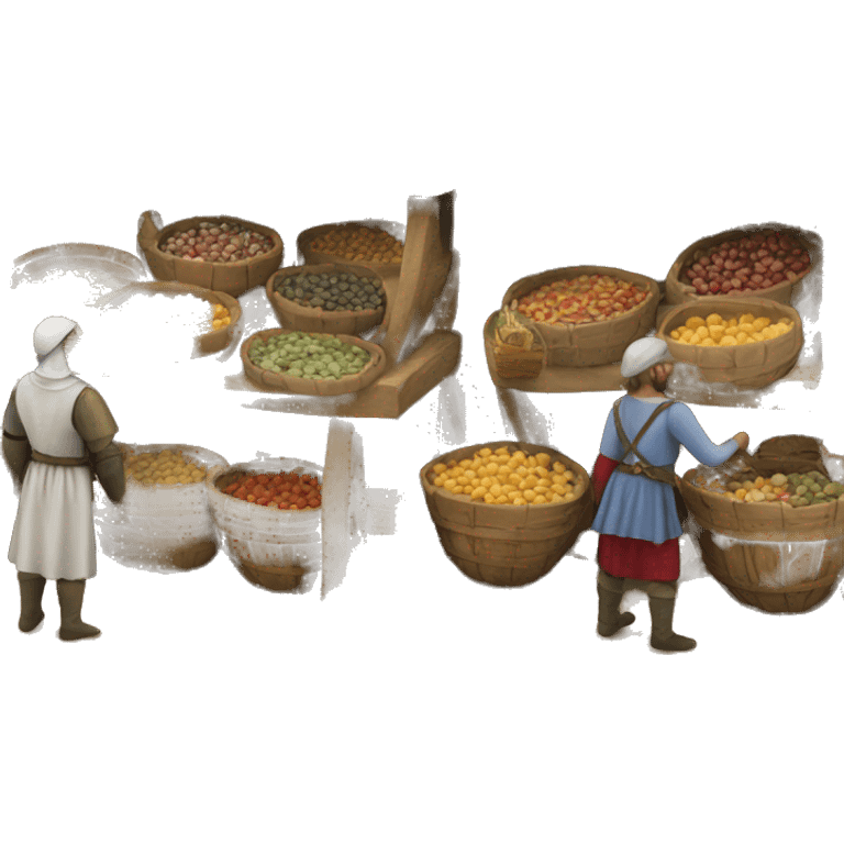 medieval market made emoji