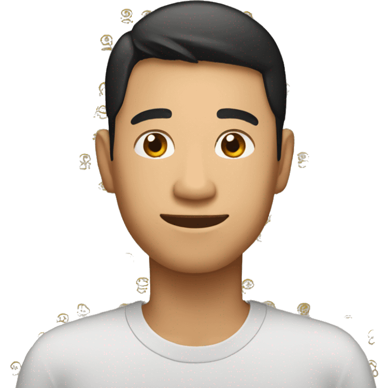 southeast asian male emoji holding the name NOEL emoji