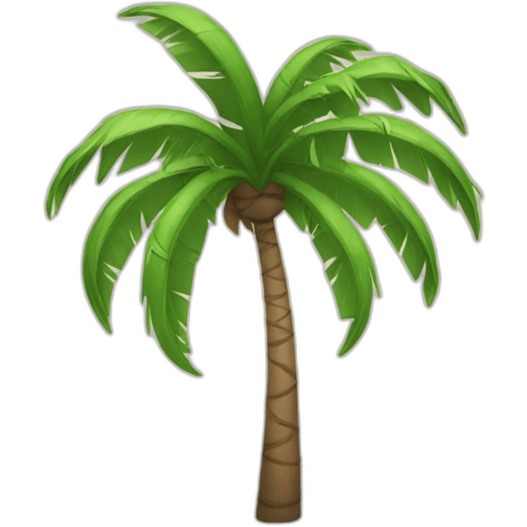 palm tree laughing emoji