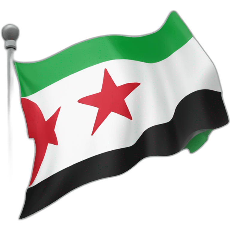 free syria flag emoji