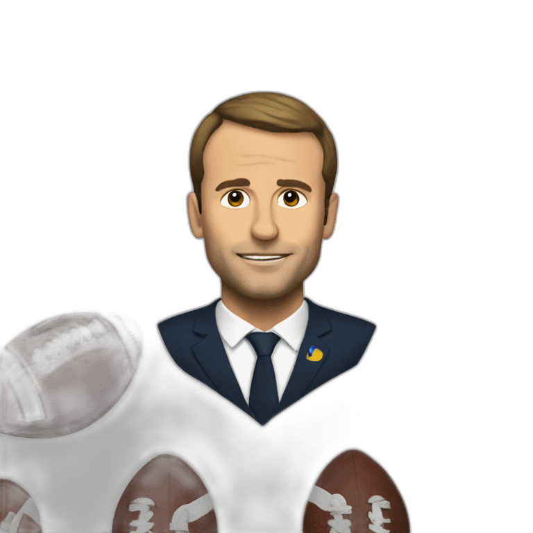 Macron football emoji