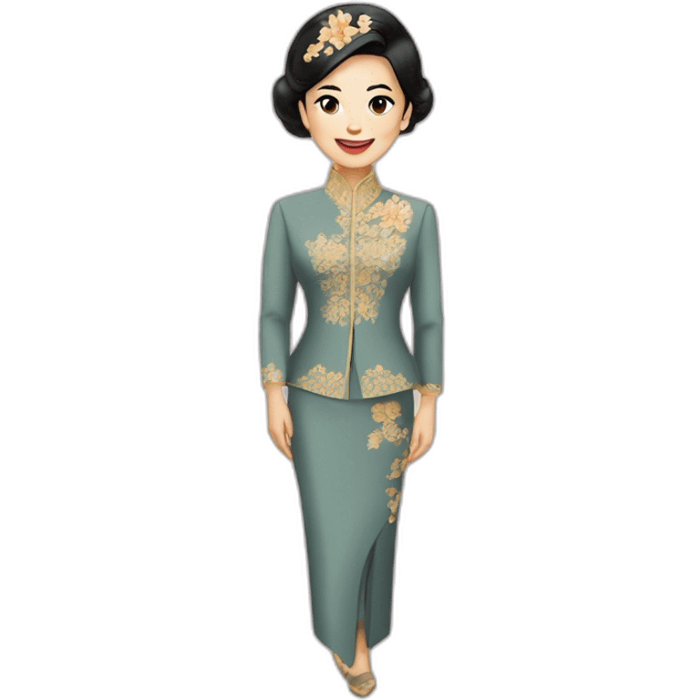 suharto pake kebaya emoji