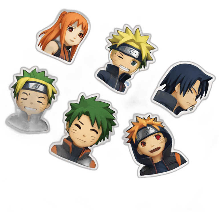 Naruto love stickers  emoji