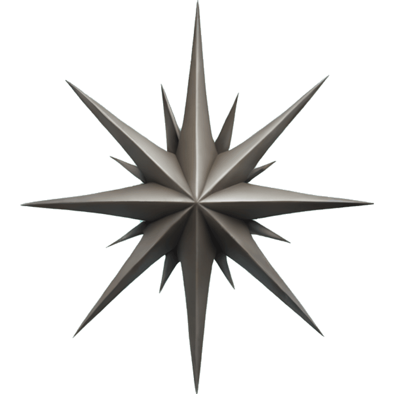 northern star spiky emoji