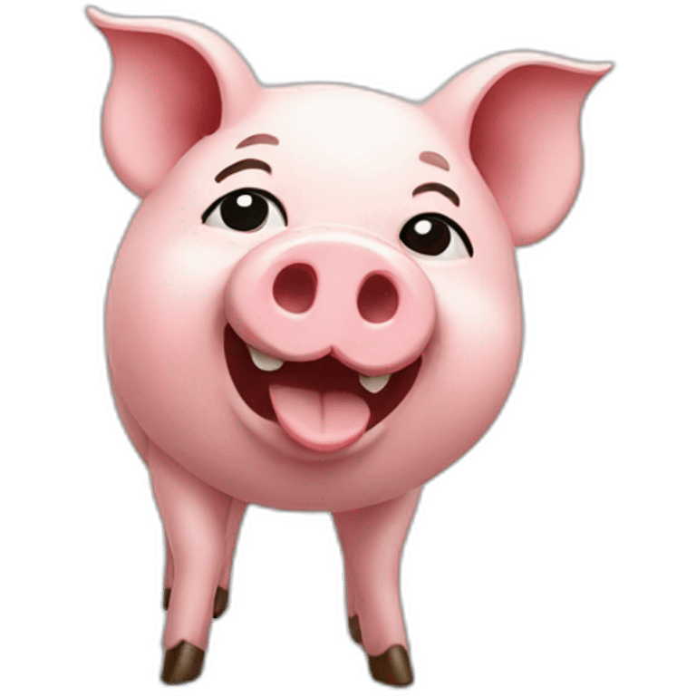 pig offer money emoji