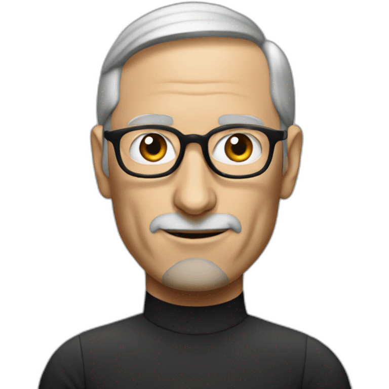 Steve jobs using Android emoji