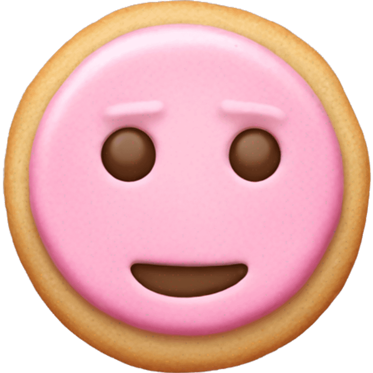 pink sugar cookie  emoji