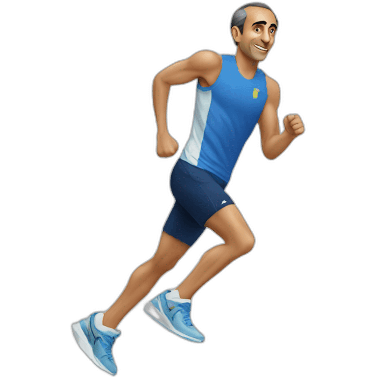 Eric Zemmour doing sport emoji